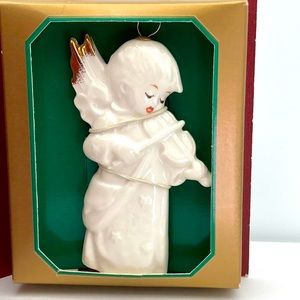 Vintage Hummel Goebel Porcelain Celestial Musician Christmas Ornament